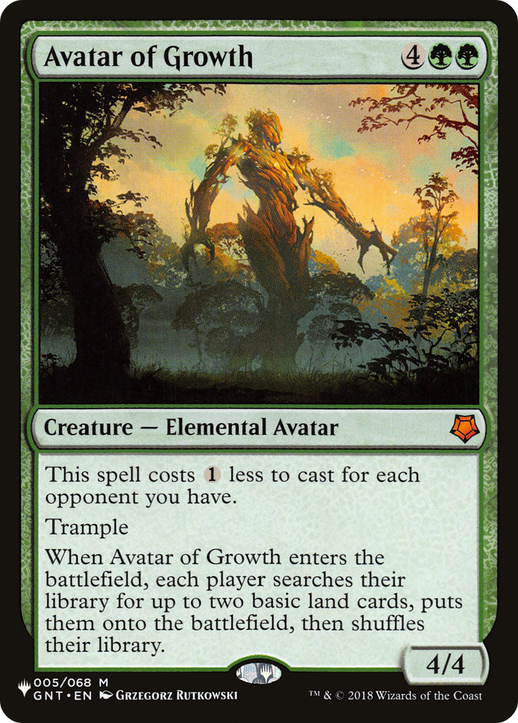 Avatar of Growth [The List]