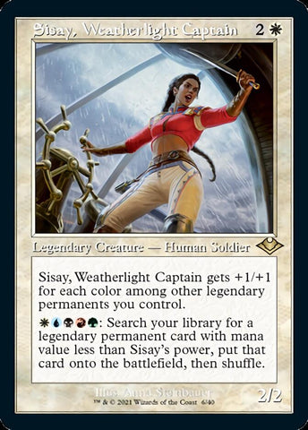 Sisay, Weatherlight Captain (Retro) [Modern Horizons]