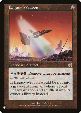 Legacy Weapon [The List]