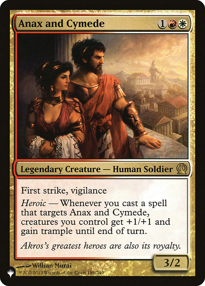 Anax and Cymede [The List]