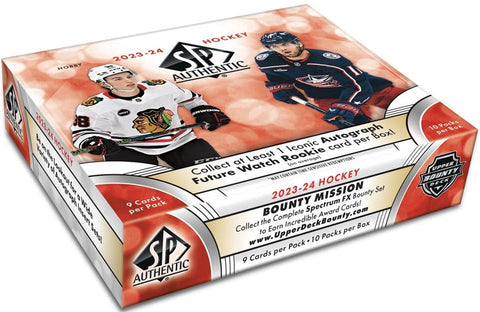 23/24 UD SP Authentic Hockey Hobby Box