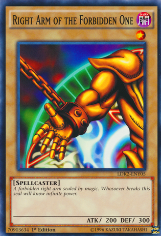 Right Arm of the Forbidden One [LDK2-ENY05] Common
