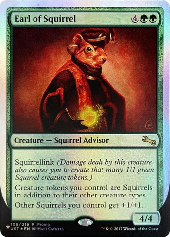 Earl of Squirrel (Unfinity Foil Edition) [The List]