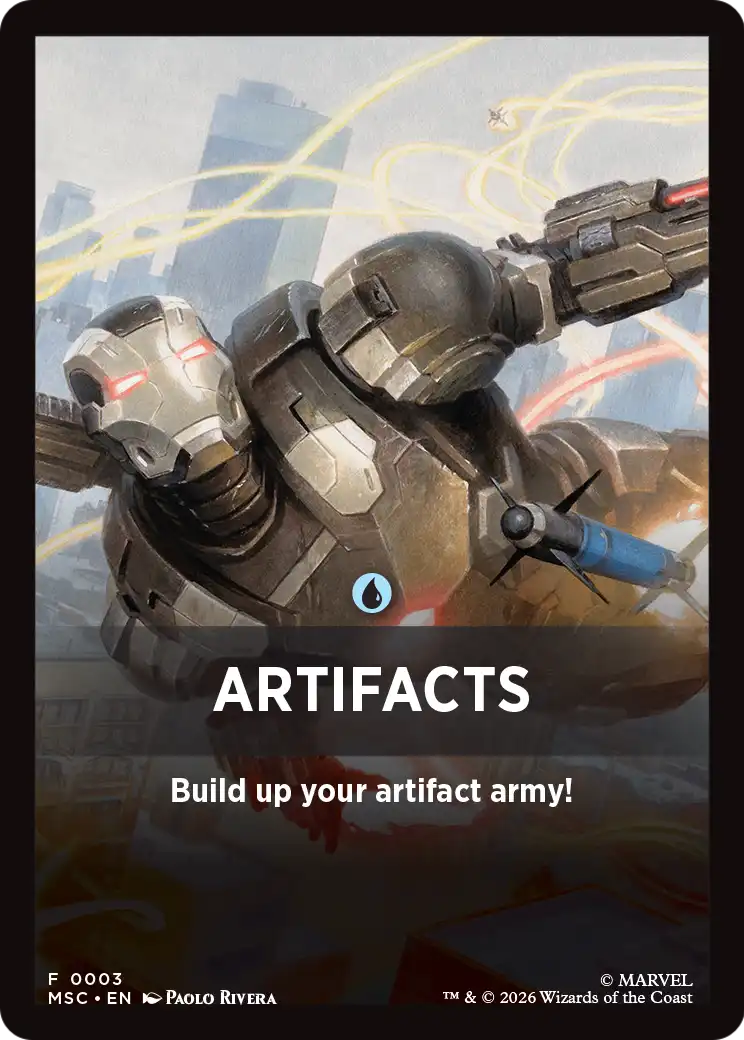 Artifacts Theme Card [Marvel Super Heroes Commander]