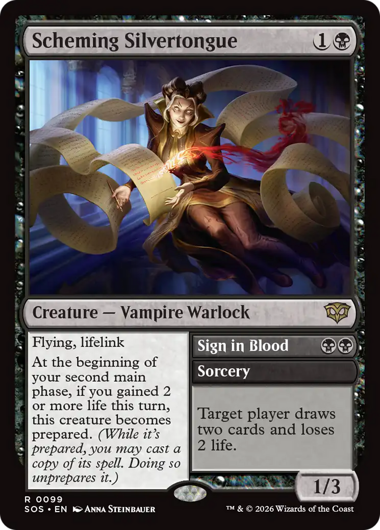 Scheming Silvertongue [Secrets of Strixhaven]