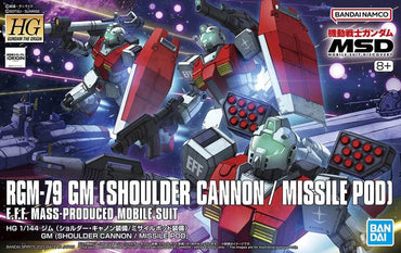HG 1/144 GM (Shoulder Cannon / Missle Pod)