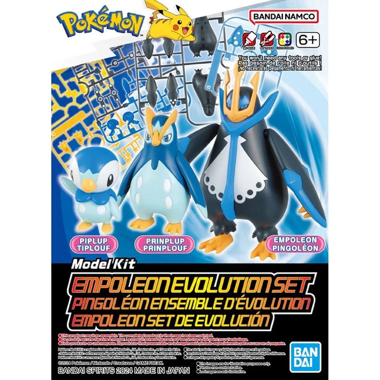 Pokémon Model Kit EMPOLEON EVOLUTION SET