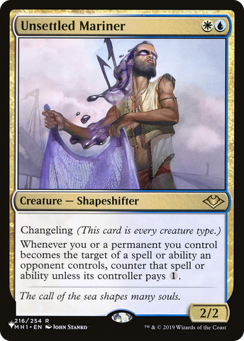 Unsettled Mariner (MH1) [The List]