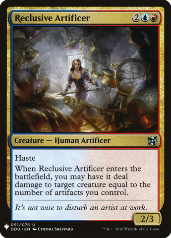 Reclusive Artificer [Mystery Booster]