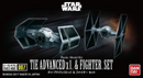 VEHICLE MODEL 007 TIE ADVANCED x 1 & FIGHTER SET