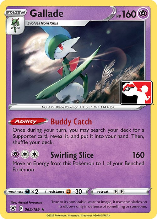 Gallade (062/189) [Prize Pack Series Three]