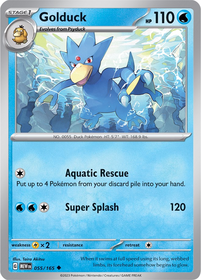 Golduck (055/165) [Scarlet & Violet 151]