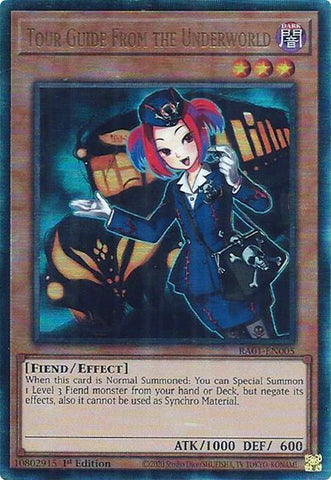 Tour Guide From the Underworld [RA01-EN005] Prismatic Ultimate Rare