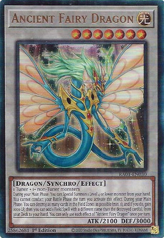 Ancient Fairy Dragon [RA01-EN030] Prismatic Ultimate Rare