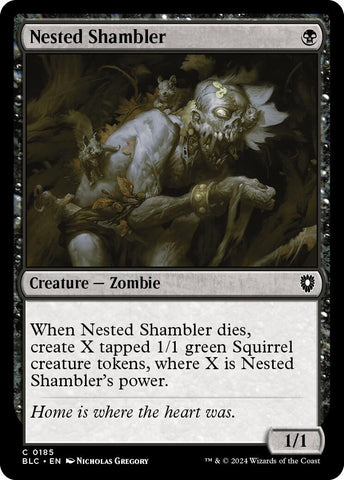 Nested Shambler [Bloomburrow Commander]