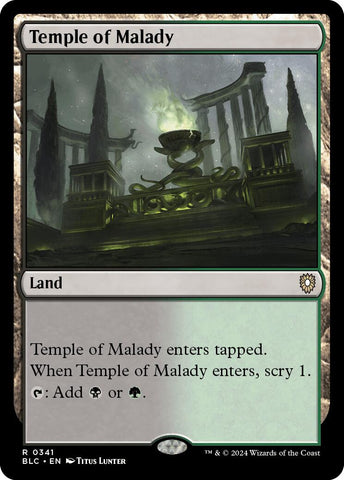 Temple of Malady [Bloomburrow Commander]