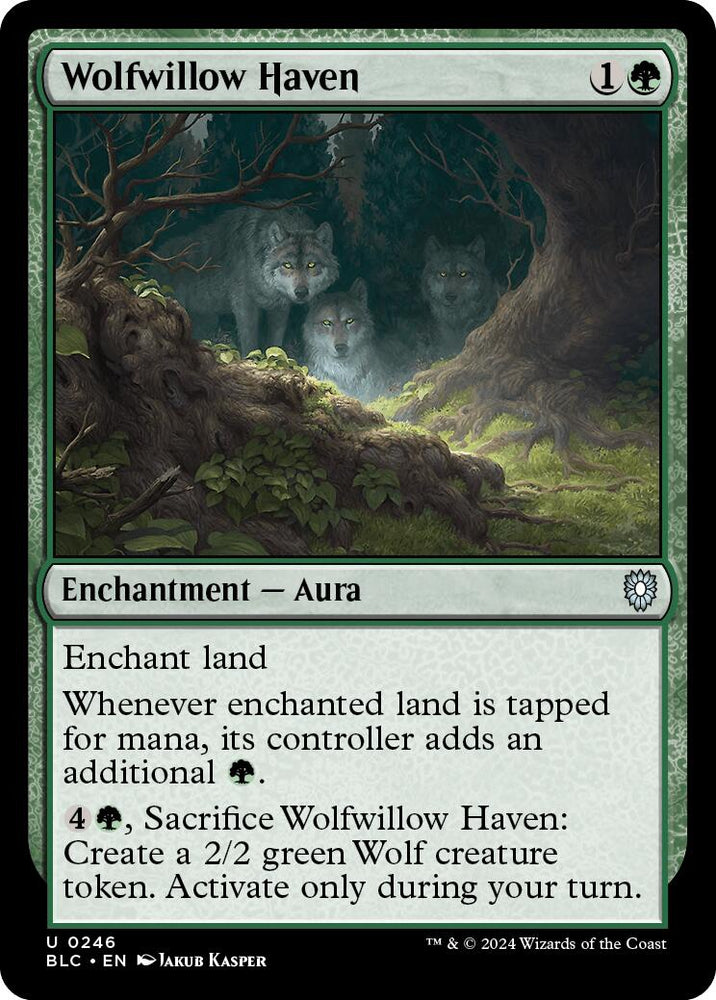 Wolfwillow Haven [Bloomburrow Commander]