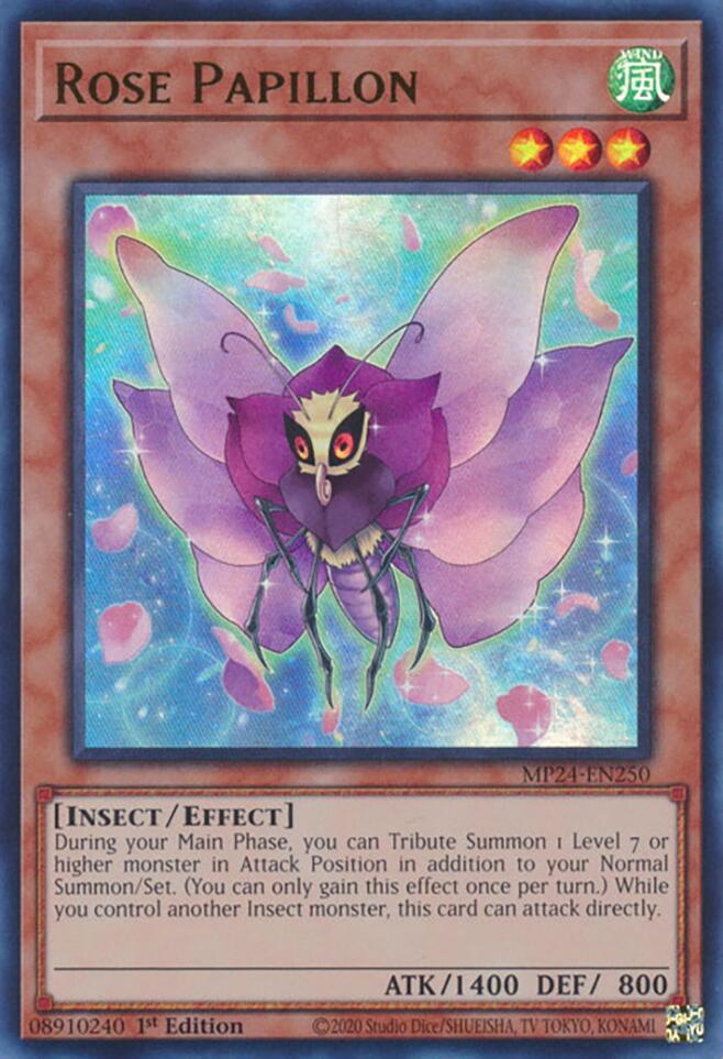 Rose Papillon [MP24-EN250] Ultra Rare