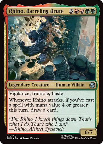 Rhino, Barreling Brute [Marvel's Spider-Man]