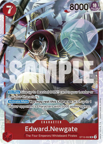 Edward.Newgate [Starter Deck: Red Edward.Newgate]