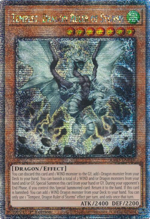 Tempest, Dragon Ruler of Storms (Quarter Century Secret Rare) [RA03-EN011] Quarter Century Secret Rare