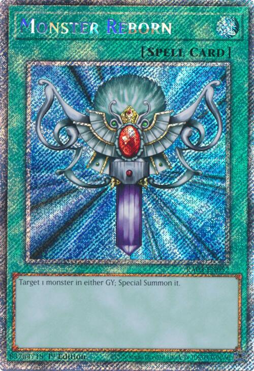 Monster Reborn (Platinum Secret Rare) [RA03-EN052] Platinum Secret Rare