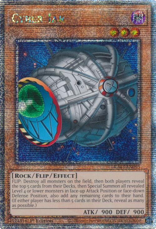 Cyber Jar (Quarter Century Secret Rare) [RA03-EN095] Quarter Century Secret Rare