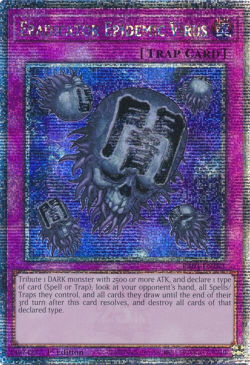 Eradicator Epidemic Virus (Quarter Century Secret Rare) [RA03-EN183] Quarter Century Secret Rare