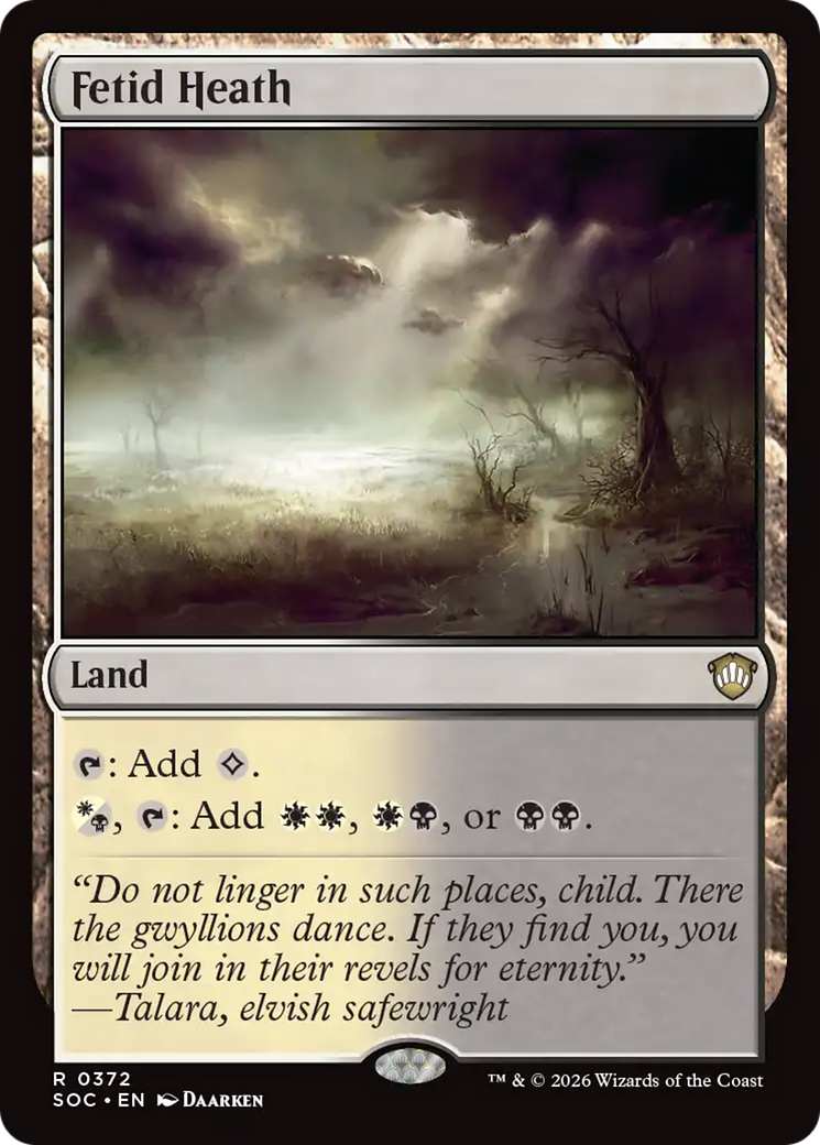 Fetid Heath [Secrets of Strixhaven Commander]