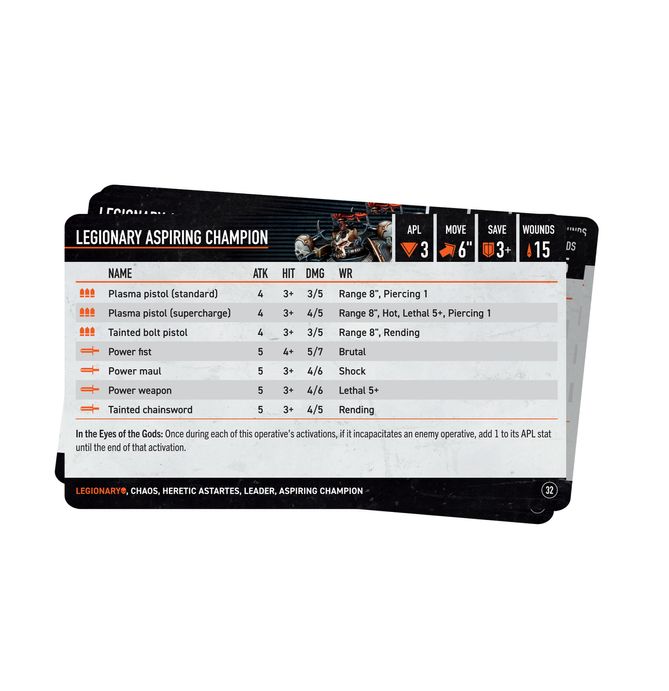 Kill Team Data Cards (English)