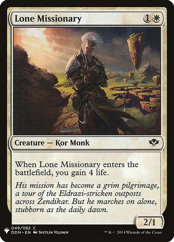 Lone Missionary [Mystery Booster]