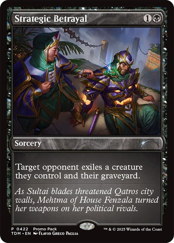 Strategic Betrayal [Tarkir: Dragonstorm Promos]