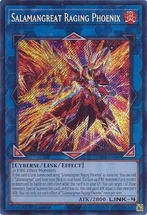 Salamangreat Raging Phoenix [RA04-EN083] Secret Rare