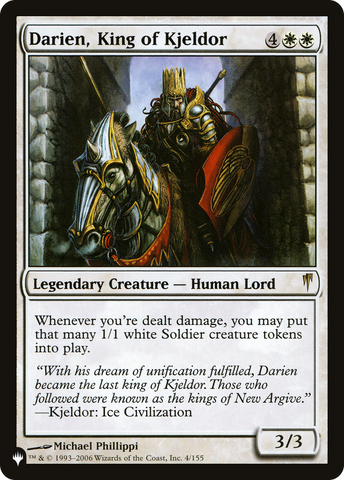 Darien, King of Kjeldor [The List]