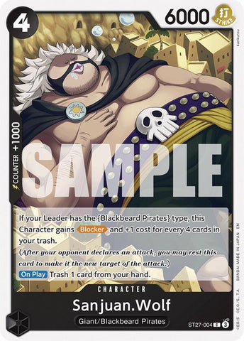 Sanjuan.Wolf [Starter Deck: Black Marshall.D.Teach]