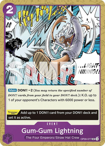 Gum-Gum Lightning (Reprint) [Starter Deck: Purple/Black Monkey.D.Luffy]