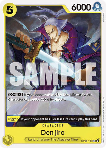 Denjiro (Reprint) [Starter Deck: GREEN/YELLOW Yamato]