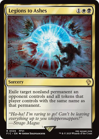 Legions to Ashes (Surge Foil) [FINAL FANTASY Commander]