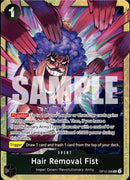 Hair Removal Fist [One Piece Promotion Cards]