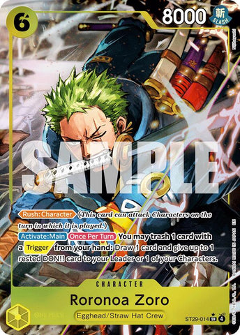 Roronoa Zoro (Full Art) [Starter Deck: Egghead]
