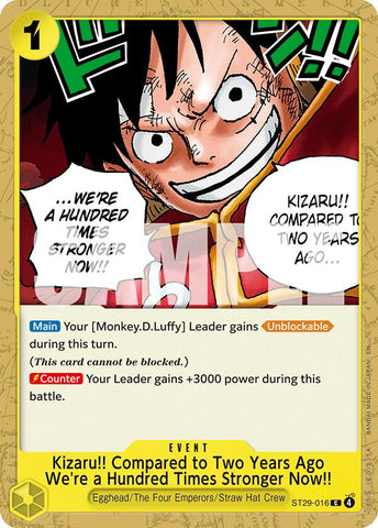 Kizaru!! Compared to Two Years Ago We're a Hundred Times Stronger Now!! [Starter Deck: Egghead]