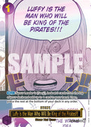 Luffy Is the Man Who Will Be King of the Pirates!!! (Japanese Version 3rd Anniversary Set) [One Piece Promotion Cards]