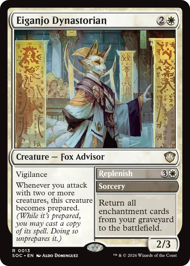 Eiganjo Dynastorian [Secrets of Strixhaven Commander]