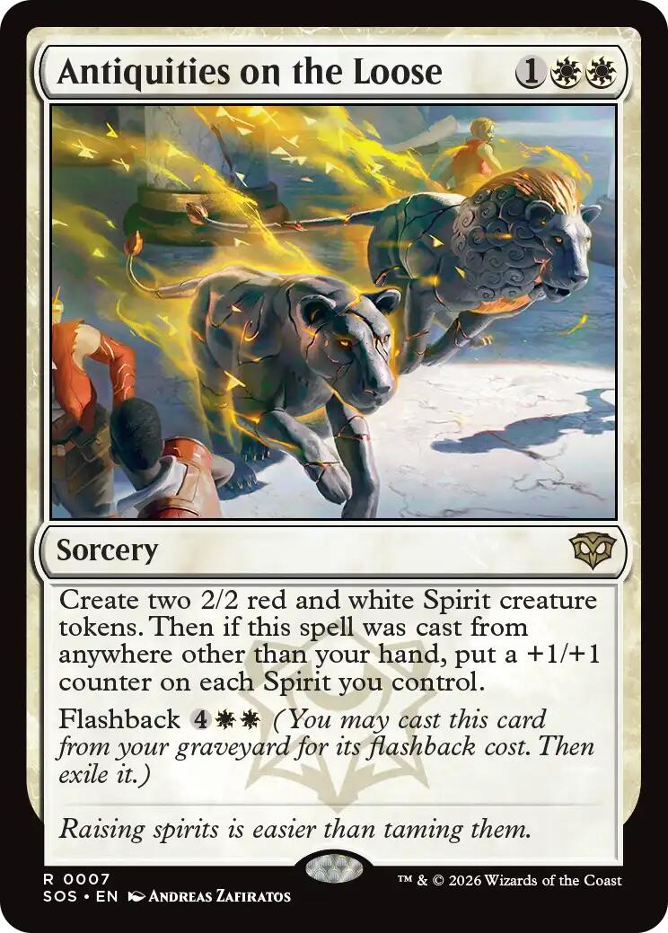 Antiquities on the Loose [Secrets of Strixhaven]