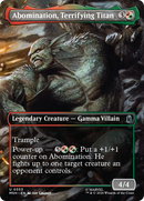 Abomination, Terrifying Titan (Borderless) [Marvel Super Heroes]