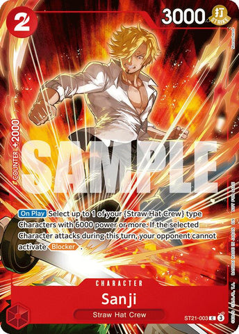 Sanji (Welcome Pack 2026 Vol.1) [One Piece Promotion Cards]
