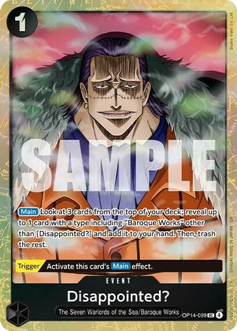 Disappointed? (Premium Card Collection -Best Selection Vol. 6-) [One Piece Promotion Cards]