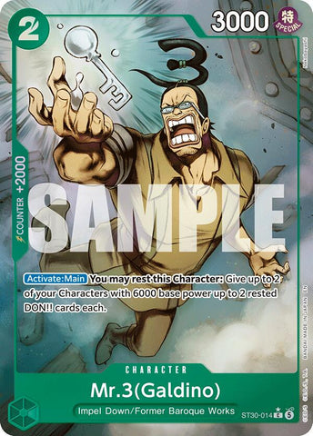 Mr.3(Galdino) (Full Art) [Starter Deck EX: Luffy & Ace]