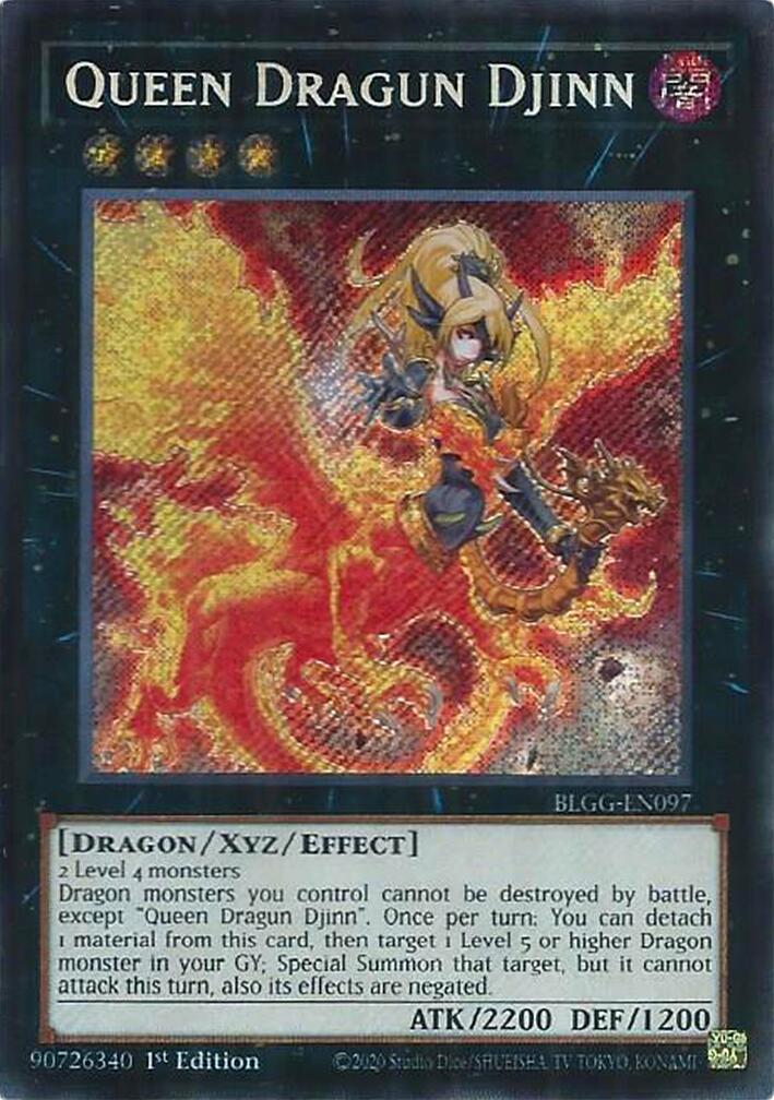 Queen Dragun Djinn [BLGG-EN097] Secret Rare
