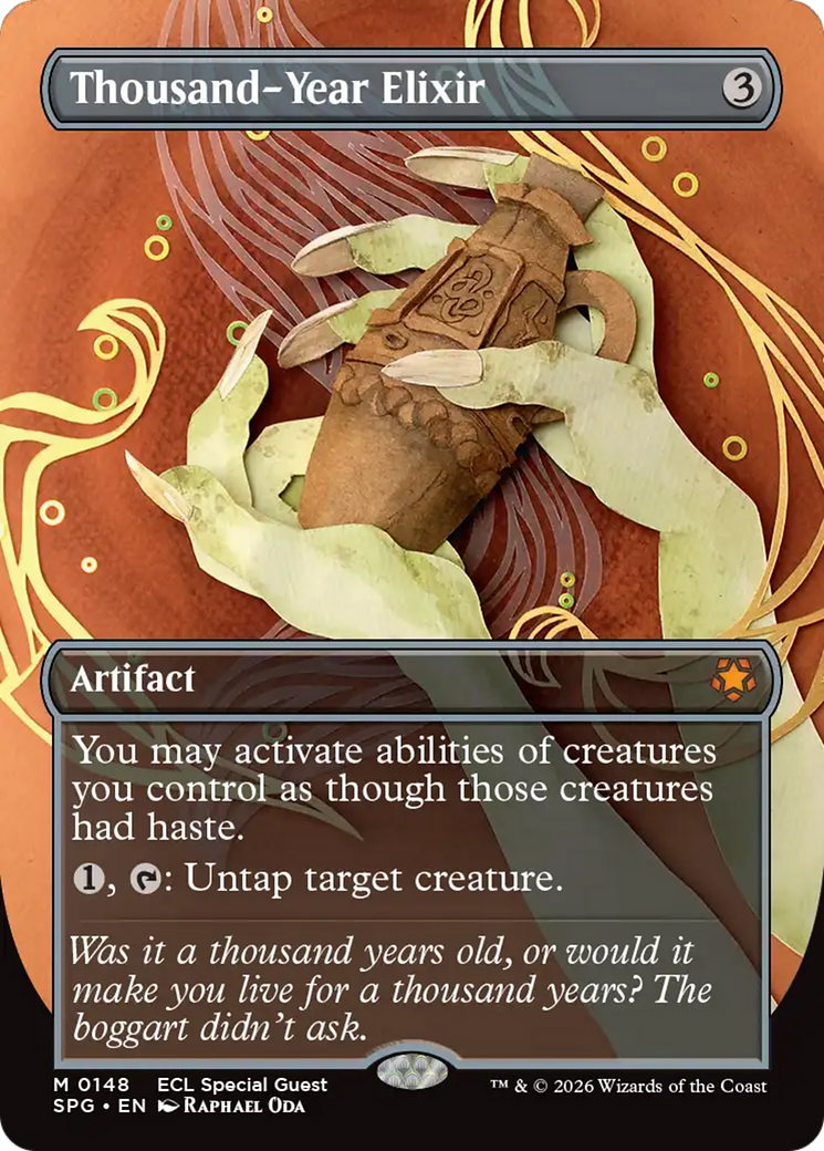 Thousand-Year Elixir (Borderless) [Lorwyn Eclipsed Special Guests]
